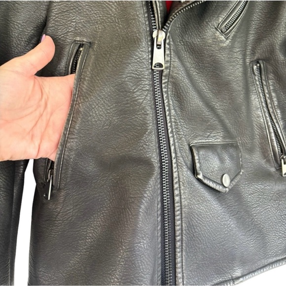 Urban outfitters tiger leather studded jacket size Small - Picture 8 of 13